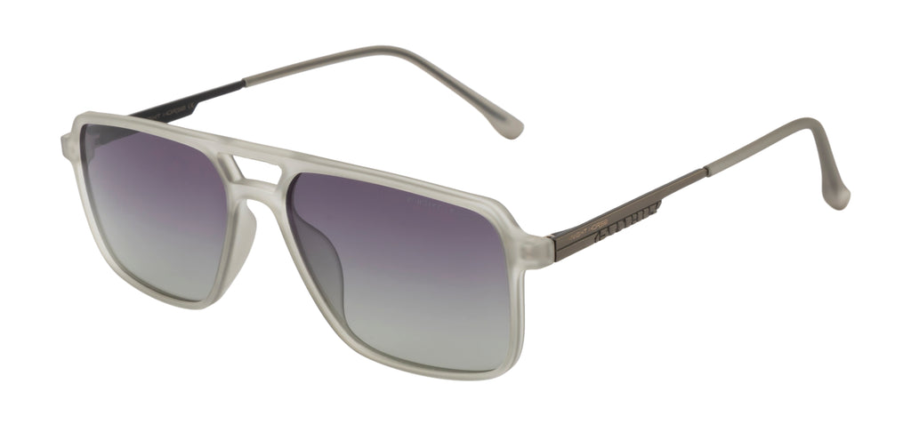 DualBar Polarized Sunglasses: Matte Finish