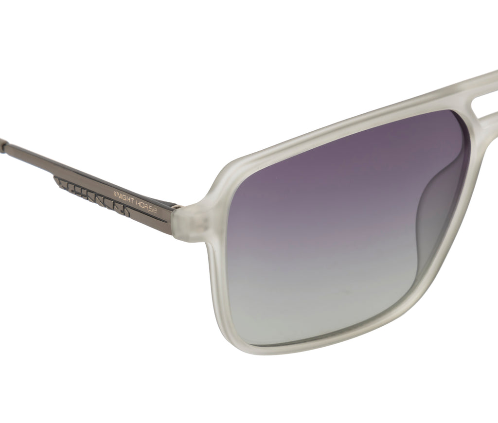 DualBar Polarized Sunglasses: Matte Finish