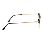 Knight Horse Gold-Black Square Eyeglass Frame with Double Bridge