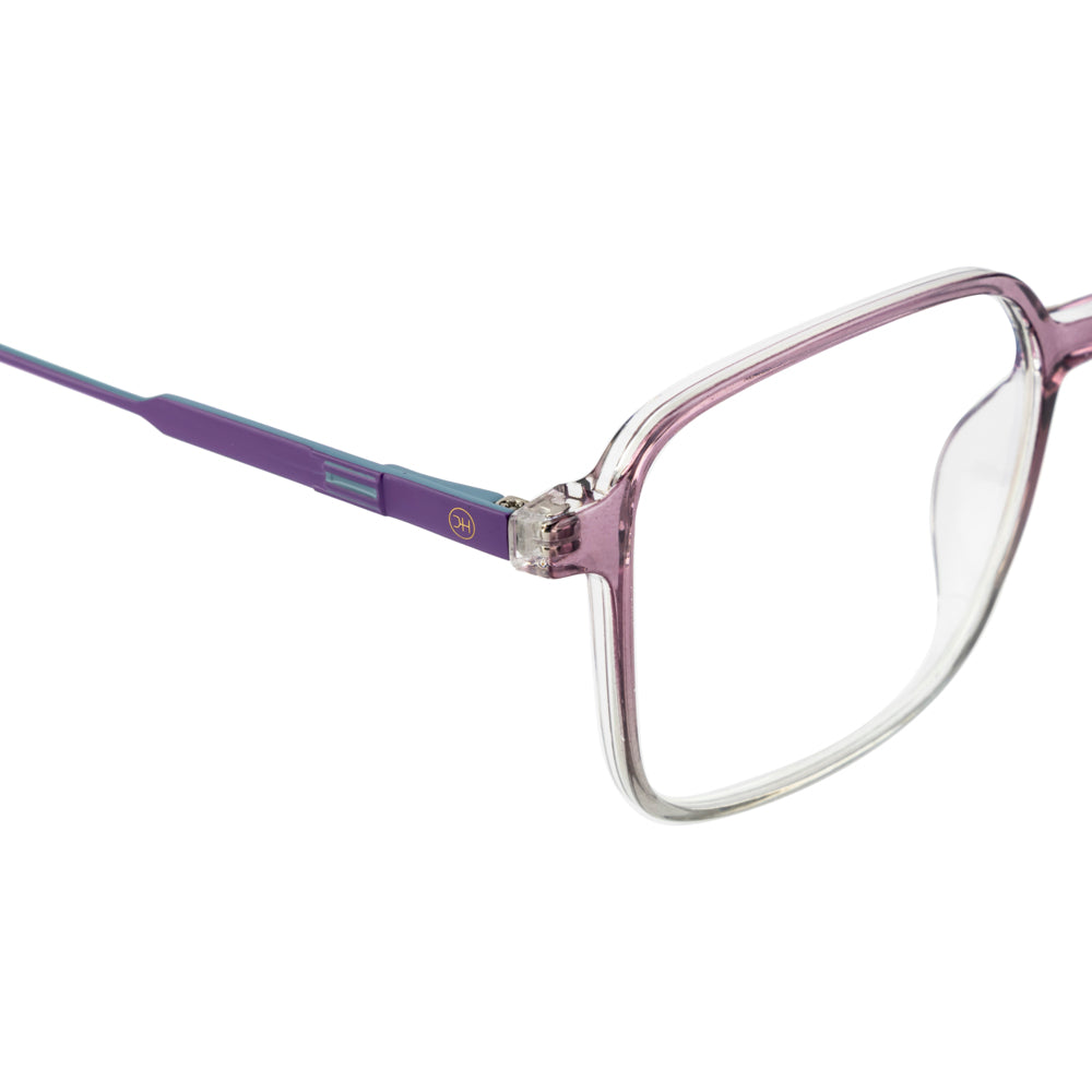 Glossy Dual-Colour Eyewear with Unique Side Design