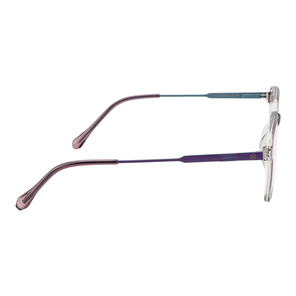Glossy Dual-Colour Eyewear with Unique Side Design