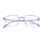 Glossy Dual-Colour Eyewear with Unique Side Design