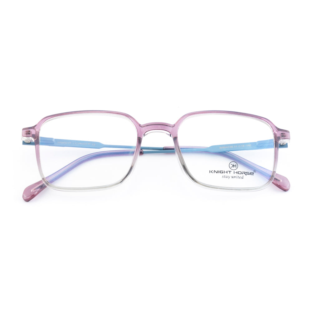 Glossy Dual-Colour Eyewear with Unique Side Design