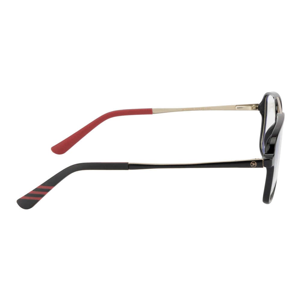 Knight Horse Classic Square Eyeglasses with Double Bridge Design