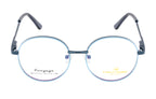 Blueradiance Elegance: Fancy Round Metal Eyewear