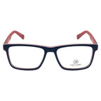 Trendy Eyeglasses – Dual Tone Blue & Red Frame