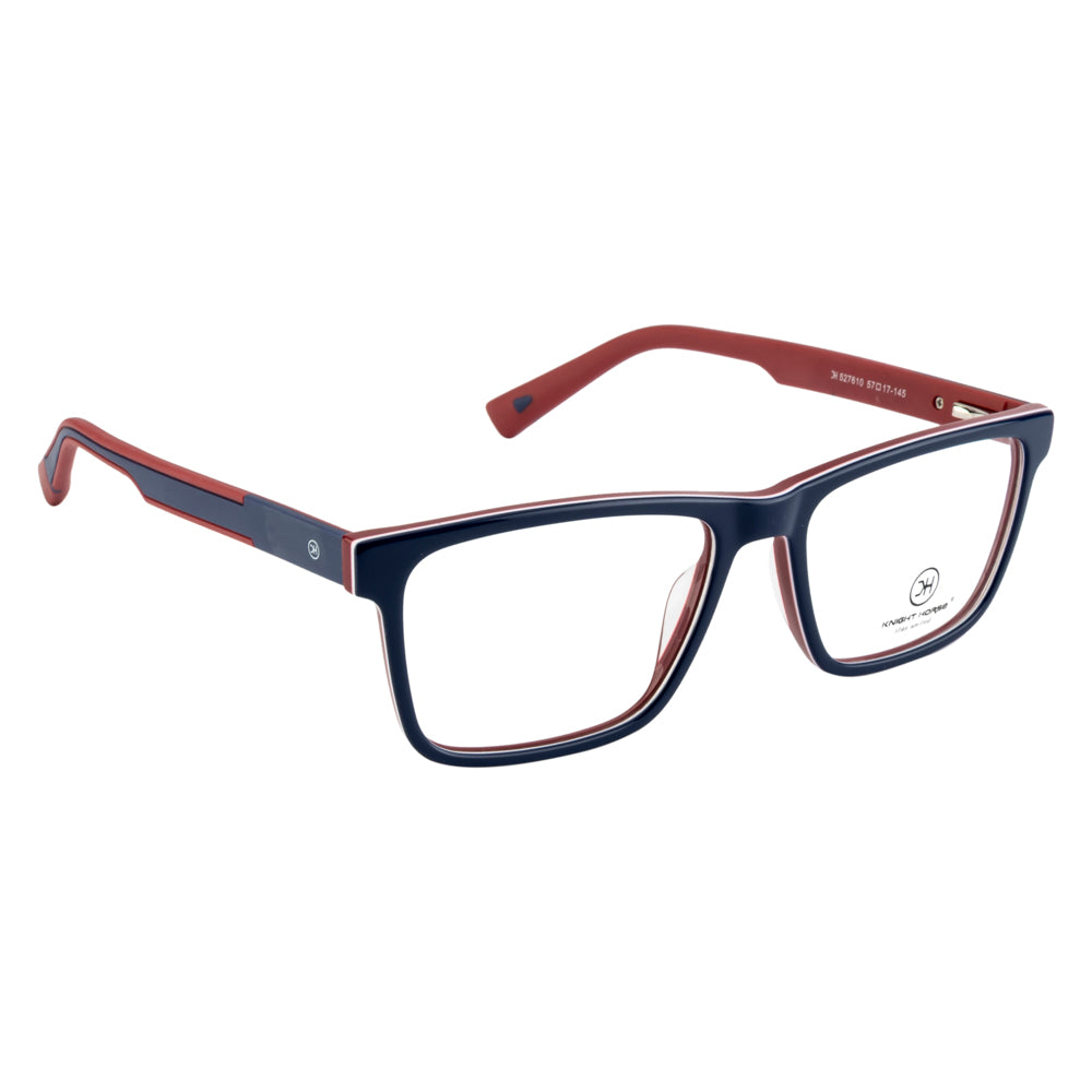 Trendy Eyeglasses – Dual Tone Blue & Red Frame