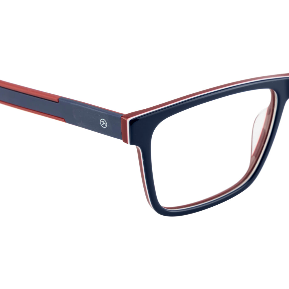Trendy Eyeglasses – Dual Tone Blue & Red Frame