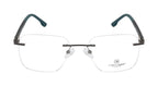 Premium Rimless Eyewear |Bold Geometric Frames| Black & Green| Unisex