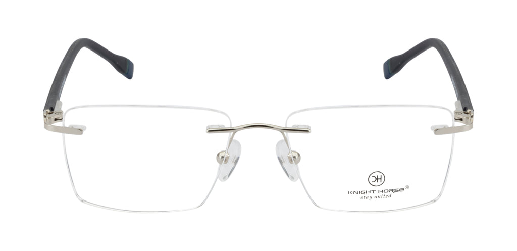 Classic Rimless Glasses Frames | Durable |Unisex| Black