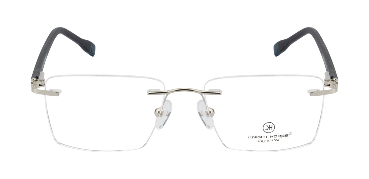 Classic Rimless Glasses Frames | Durable |Unisex| Black
