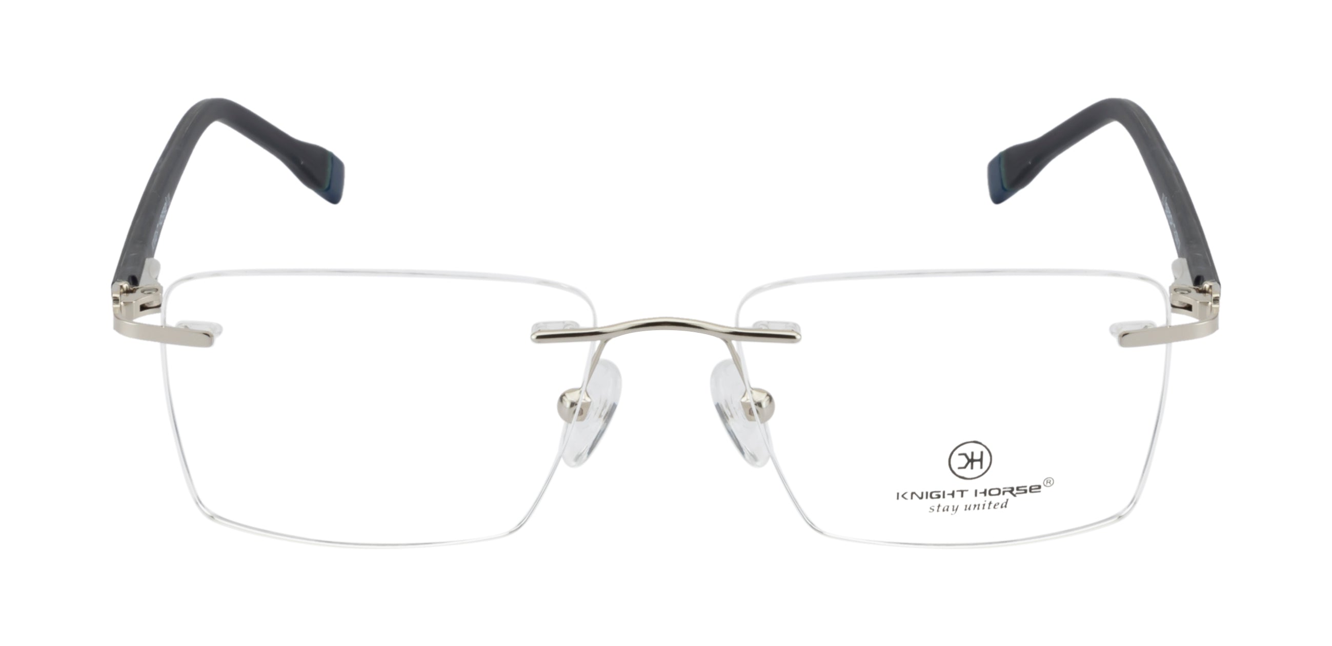 Classic Rimless Glasses Frames | Durable |Unisex| Black