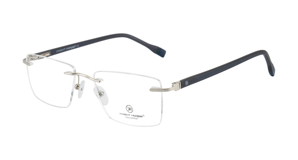 Classic Rimless Glasses Frames | Durable |Unisex| Black