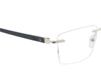 Classic Rimless Glasses Frames | Durable |Unisex| Black