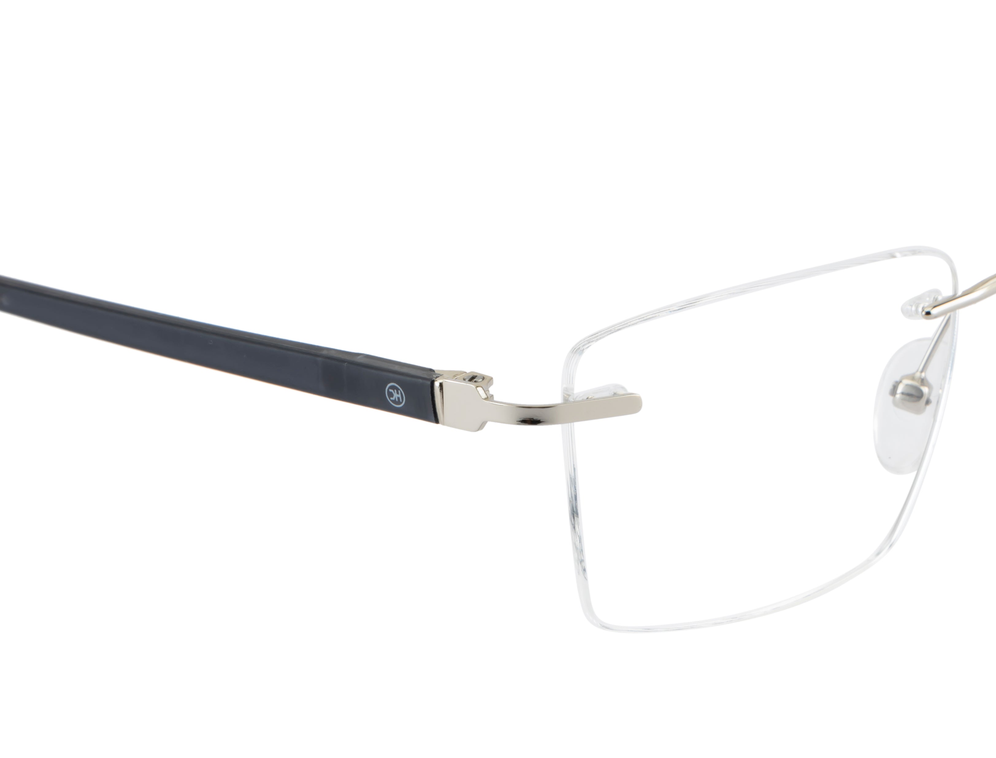 Classic Rimless Glasses Frames | Durable |Unisex| Black
