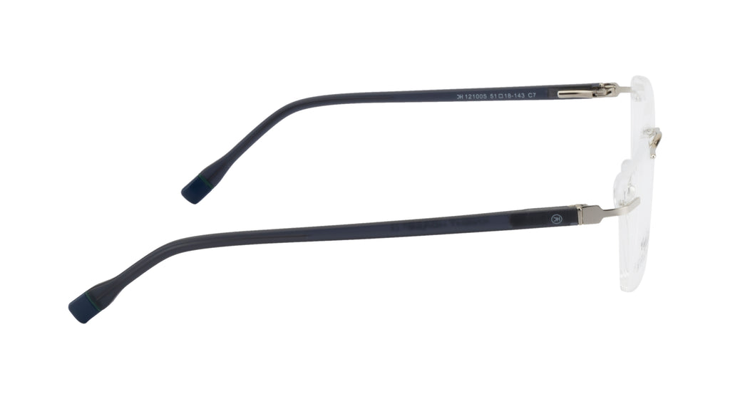 Classic Rimless Glasses Frames | Durable |Unisex| Black