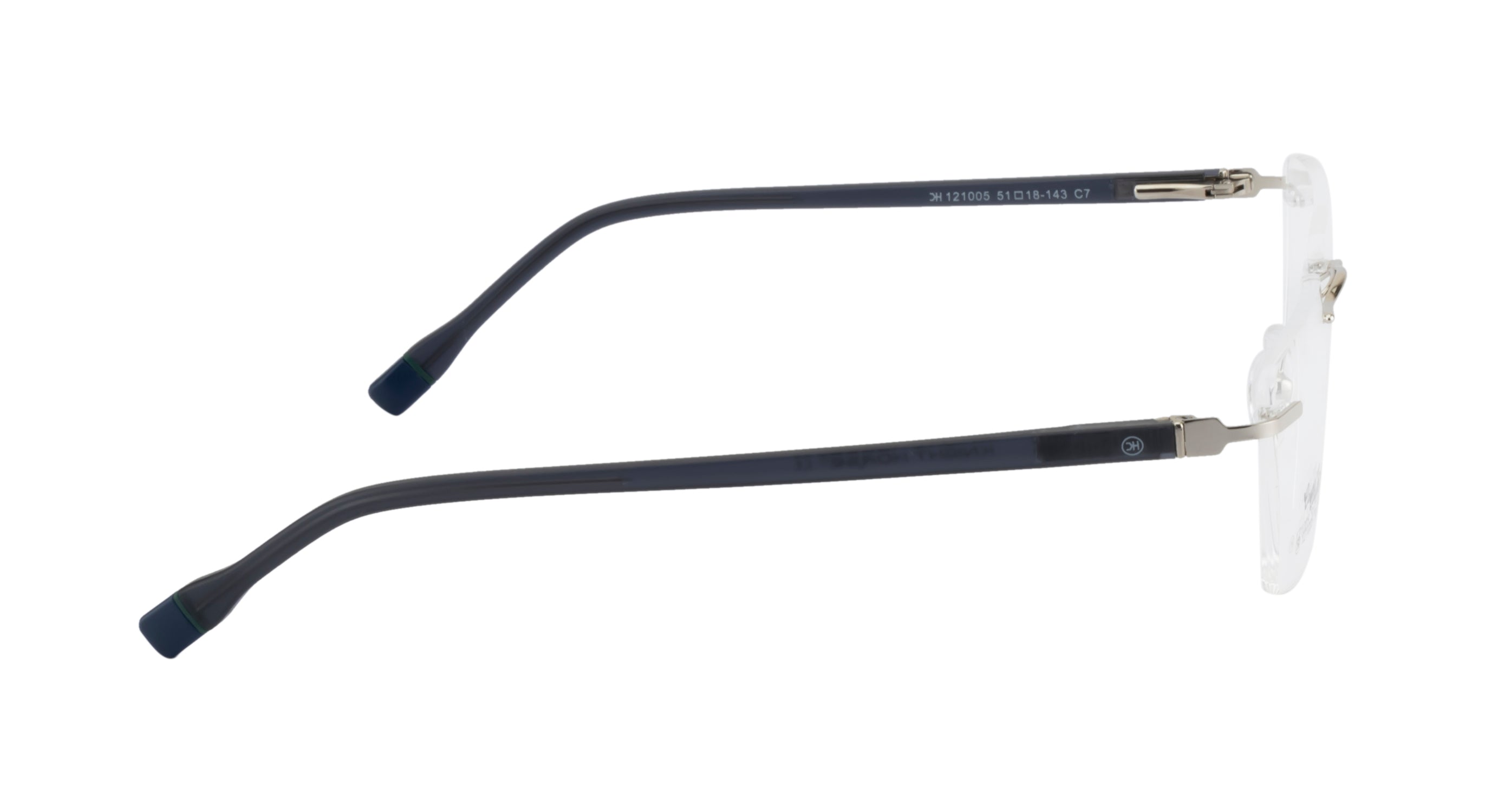 Classic Rimless Glasses Frames | Durable |Unisex| Black