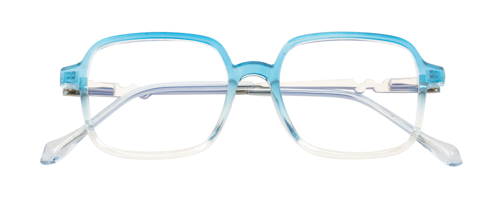 Kids Eyewear | Square | KH_620902 | Half Blue-Half Transparent