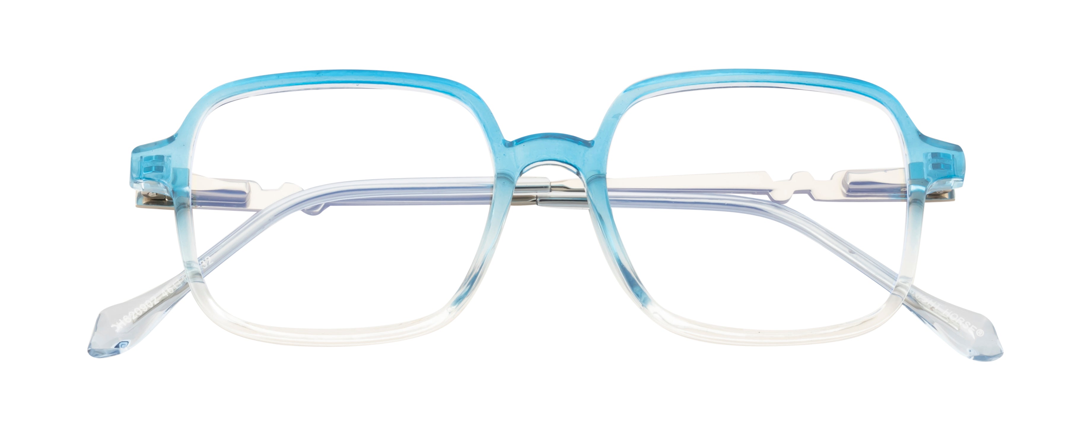 Kids Eyewear | Square | KH_620902 | Half Blue-Half Transparent