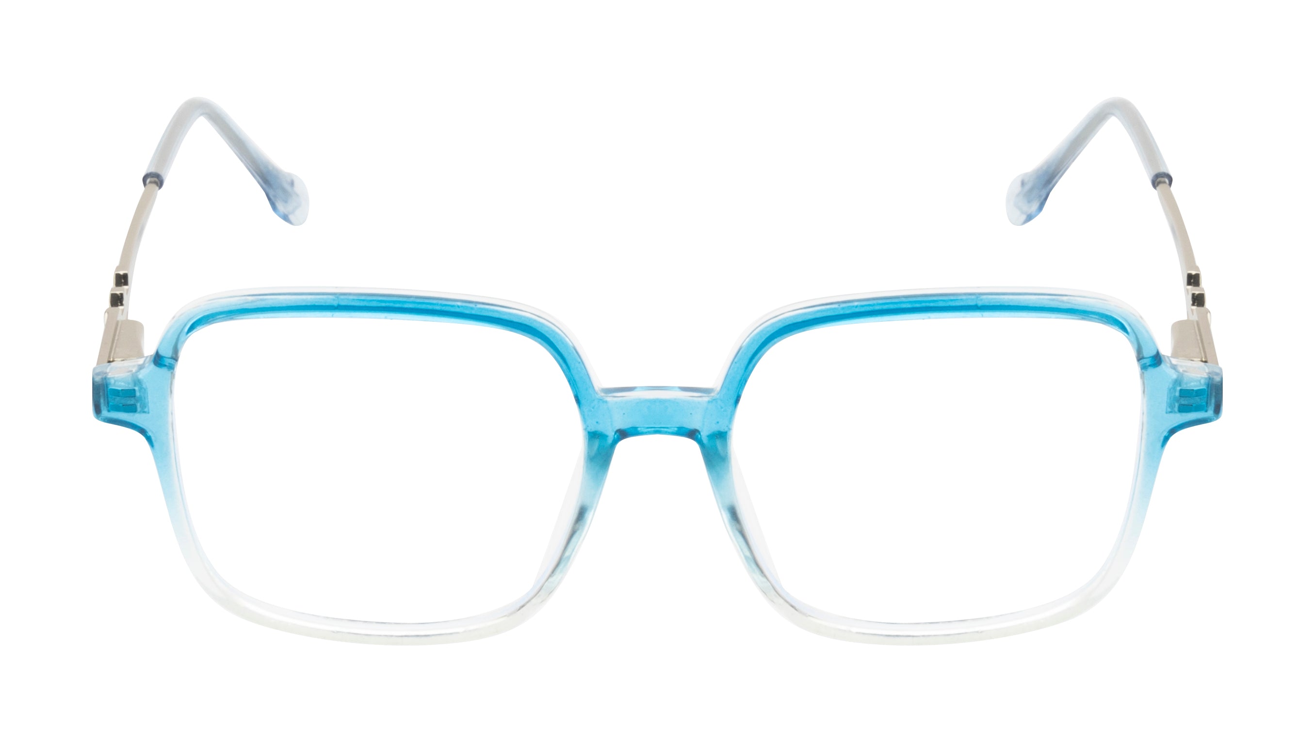 Kids Eyewear | Square | KH_620902 | Half Blue-Half Transparent