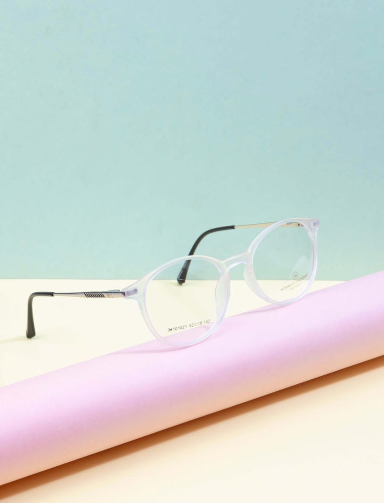 Tr Front, Silver Metal Sides, And Round Shape | A Stylish Blend Of Modern Elegance