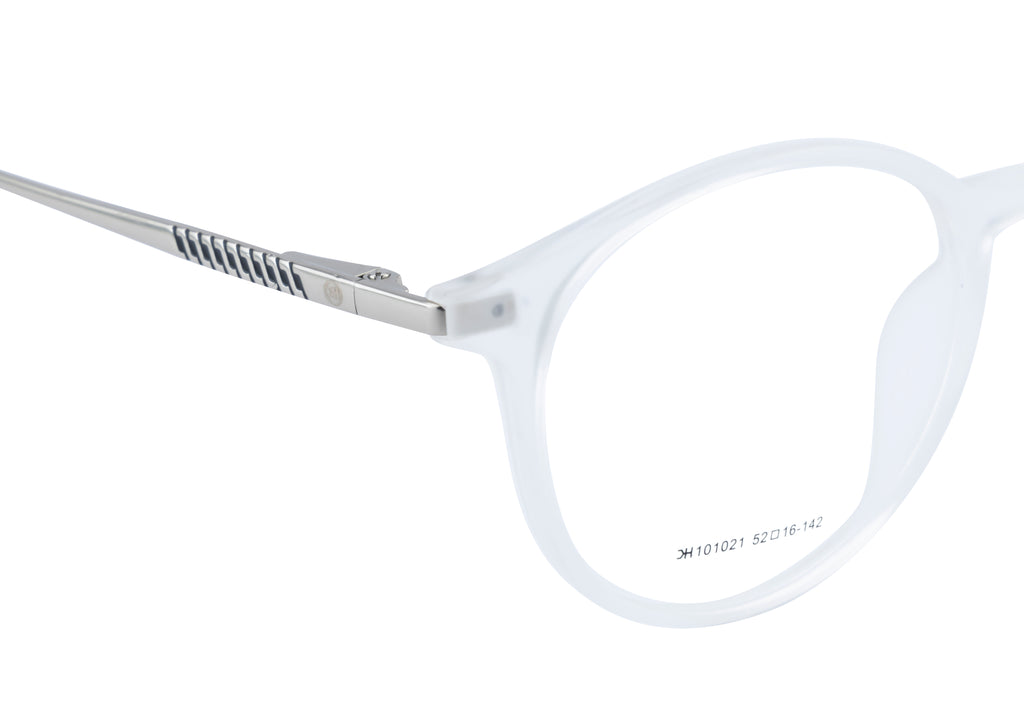 Tr Front, Silver Metal Sides, And Round Shape | A Stylish Blend Of Modern Elegance