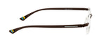 Knight Horse Clean-Edge Rimless Frame -Brown Side Finish