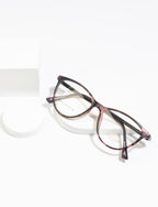 Pinkbelle: Chic Metal Cat-Eye Delight Eyewear Frame
