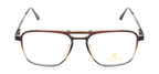 Men'S Double-Bar Square Frame With Dual Color Splash