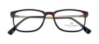 Fashion Eyewear Frames | Unisex | Rectangular |Brown-Gold Design