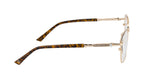Cat-Eye Eyewear Frames with Spring Hinges | Brown and Gold Designer Style