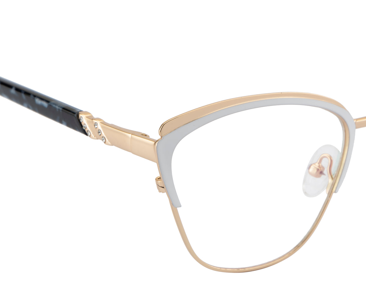 Stylish Cat-Eye Eyewear with Designer Sides |