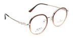 Elegant Silver & Brown Round Frame