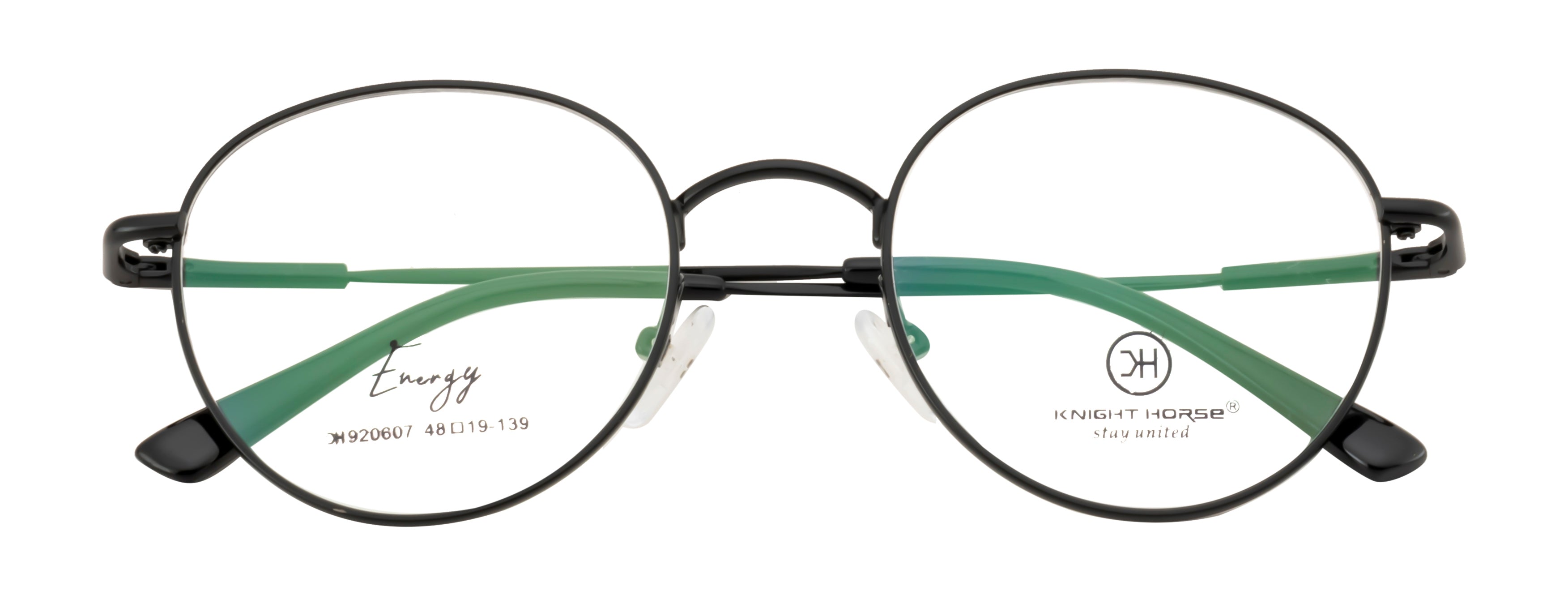 Knight Horse Vintage-Style Round Metal Frame