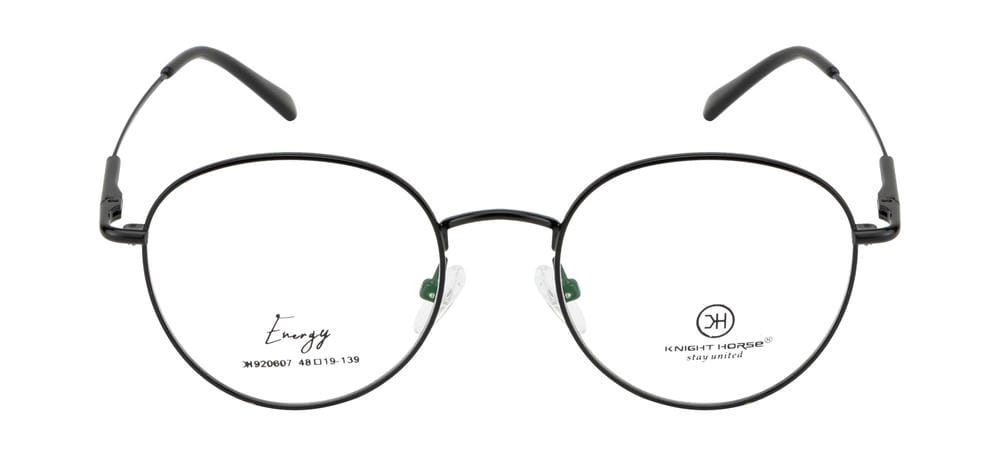 Knight Horse Vintage-Style Round Metal Frame