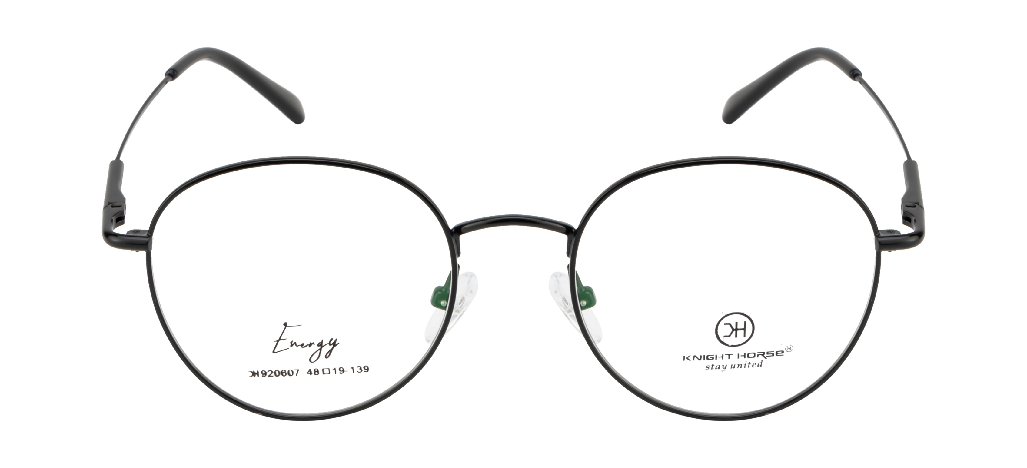 Knight Horse Vintage-Style Round Metal Frame