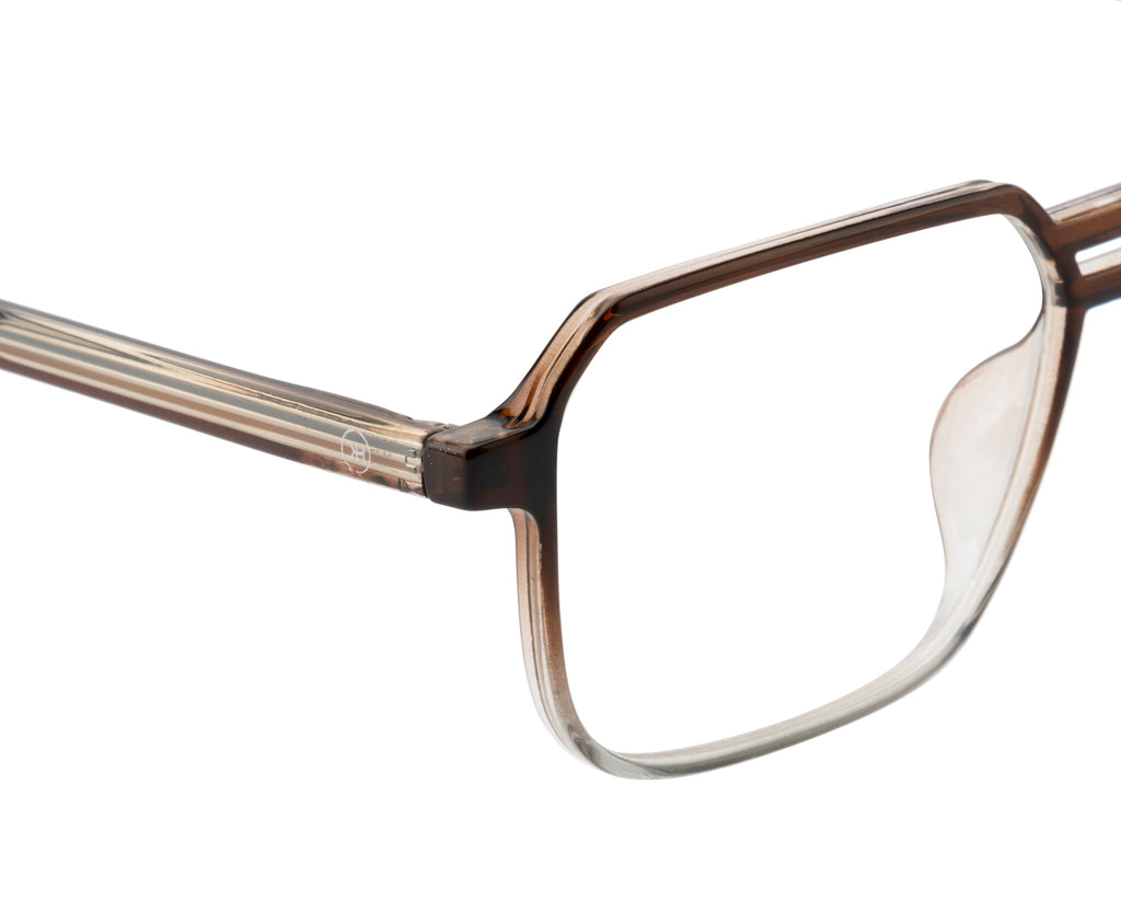 Mirage: Brown & Clear TR90 Eyewear