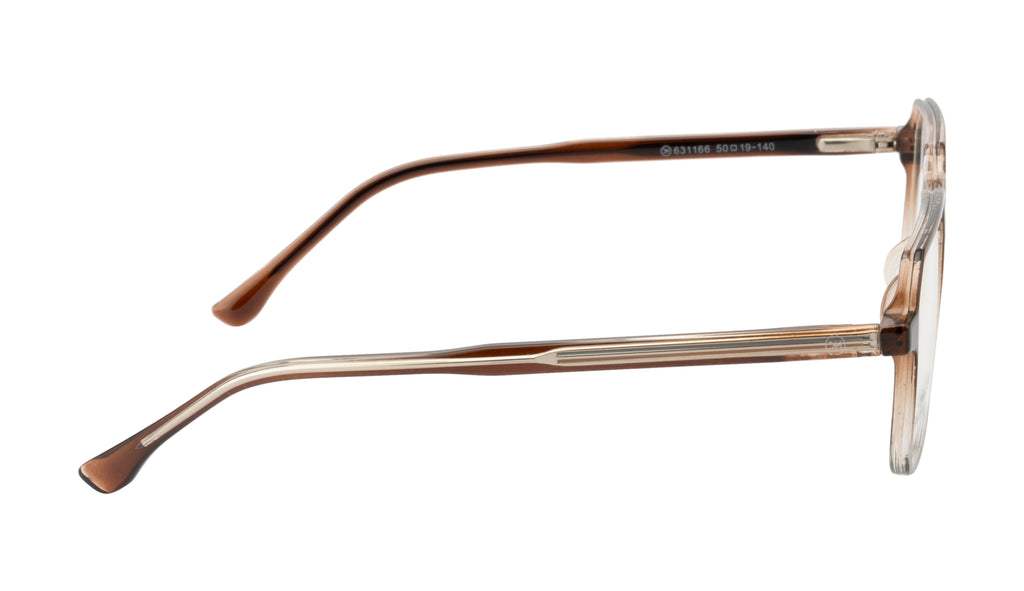 Mirage: Brown & Clear TR90 Eyewear