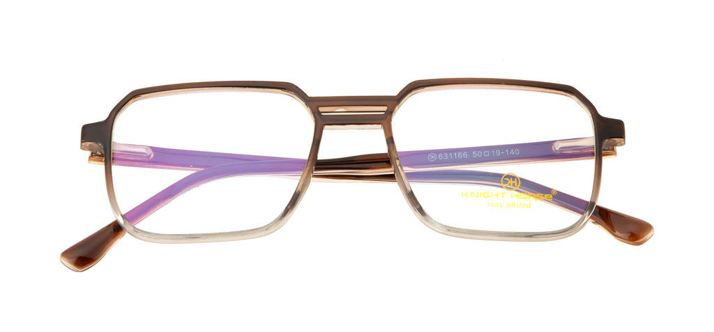 Mirage: Brown & Clear TR90 Eyewear