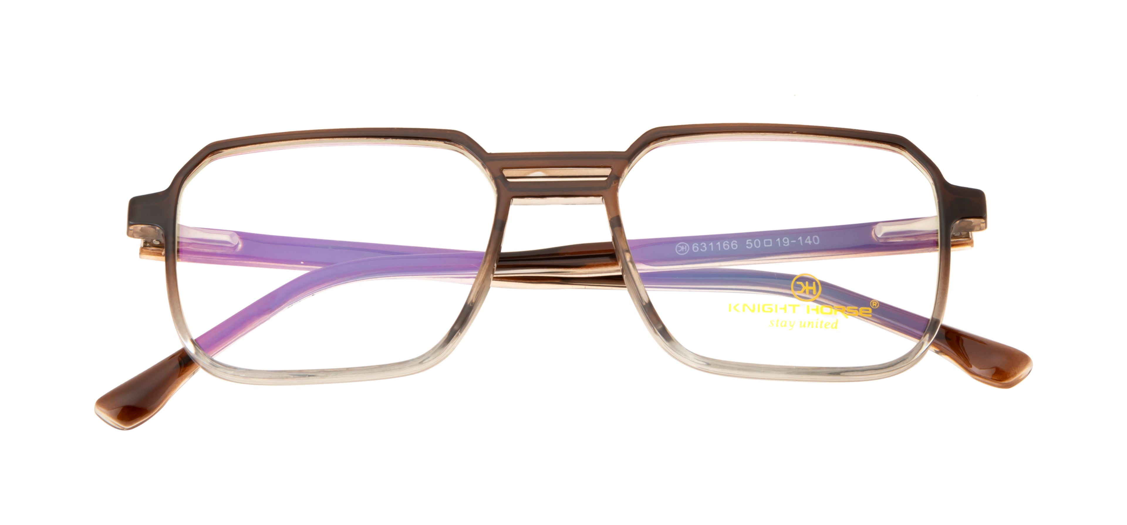 Mirage: Brown & Clear TR90 Eyewear