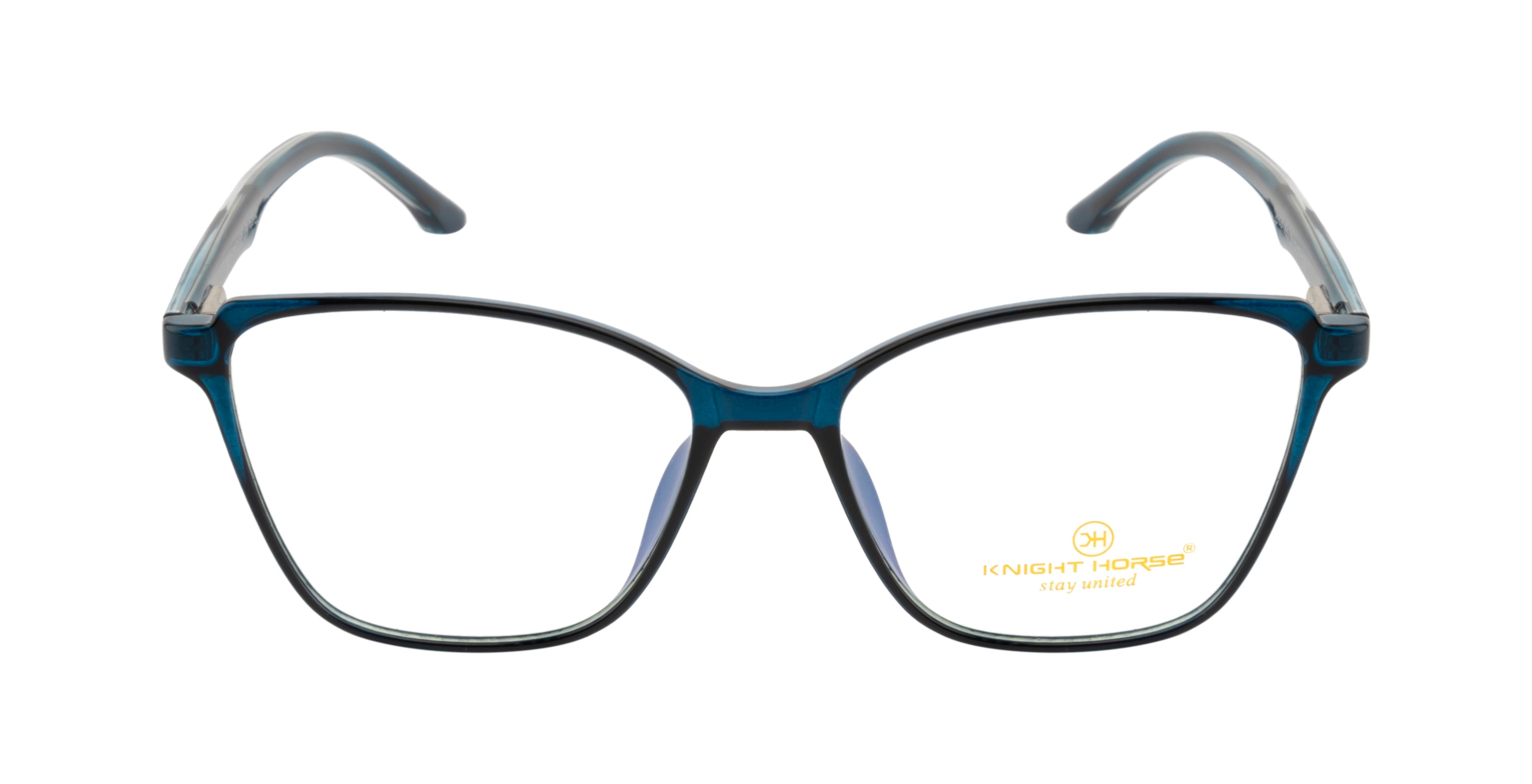 BlueEclipse Elegance: Cat Eye with Spring Comfort