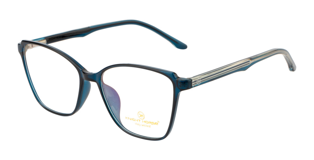 BlueEclipse Elegance: Cat Eye with Spring Comfort
