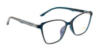 BlueEclipse Elegance: Cat Eye with Spring Comfort