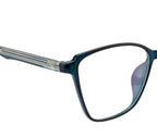 BlueEclipse Elegance: Cat Eye with Spring Comfort