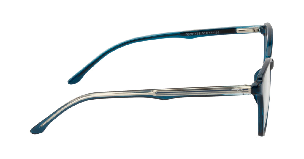 BlueEclipse Elegance: Cat Eye with Spring Comfort