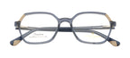 Chic And Contemporary Acetate Eyewear Frame In Glossy Blue & Beige Color