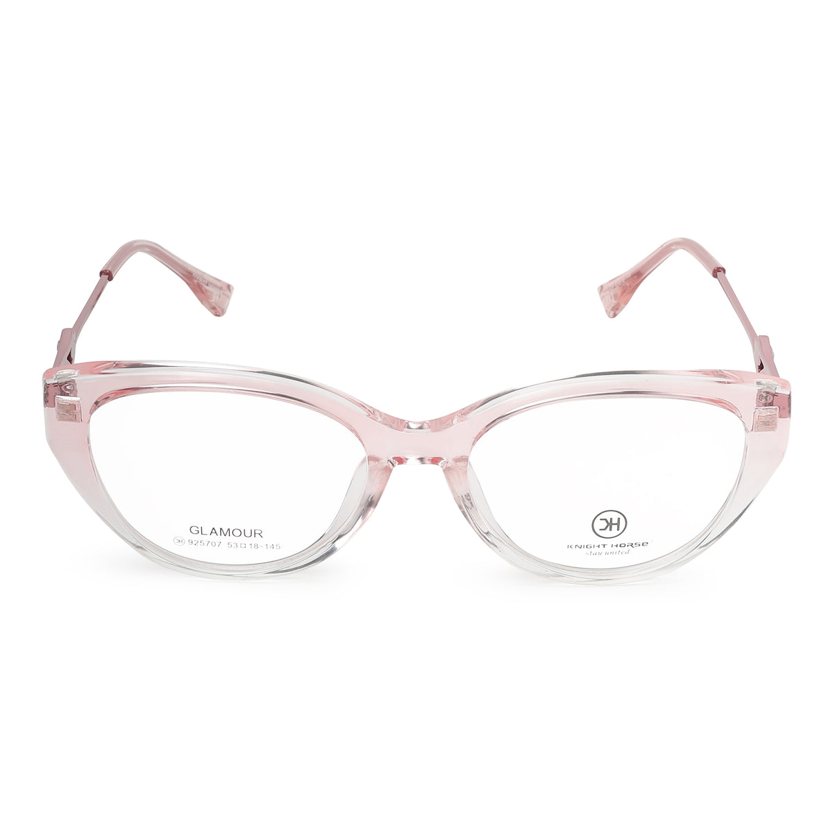 Knight Horse  Modern Pink Cat-Eye Spectacle Frame for Women