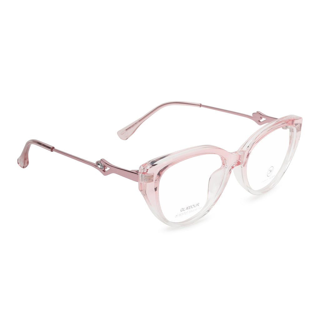 Knight Horse  Modern Pink Cat-Eye Spectacle Frame for Women