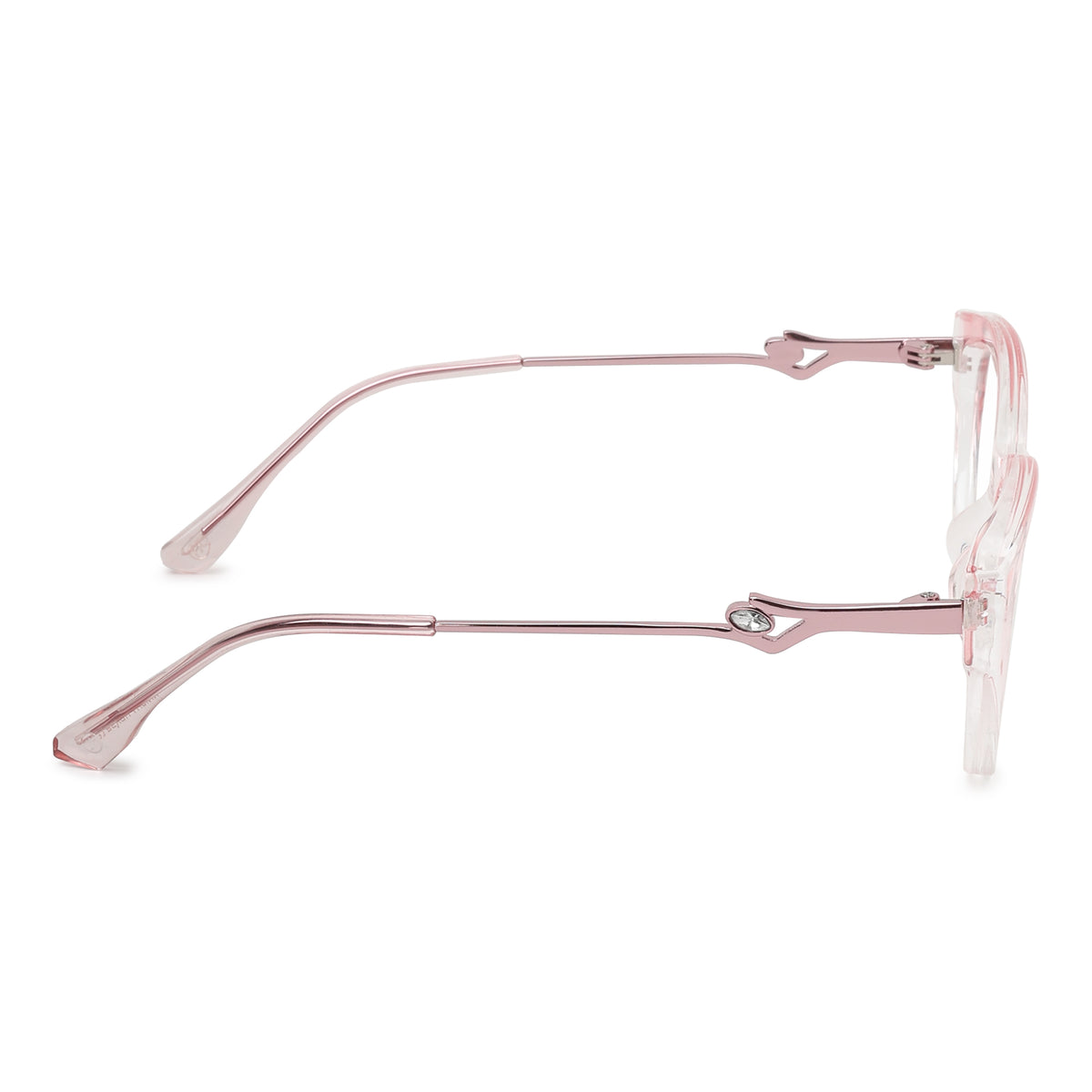 Knight Horse  Modern Pink Cat-Eye Spectacle Frame for Women