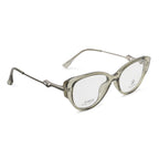 Knight Horse Oval Cat-Eye Optical Frame for Women – Smoke Grey